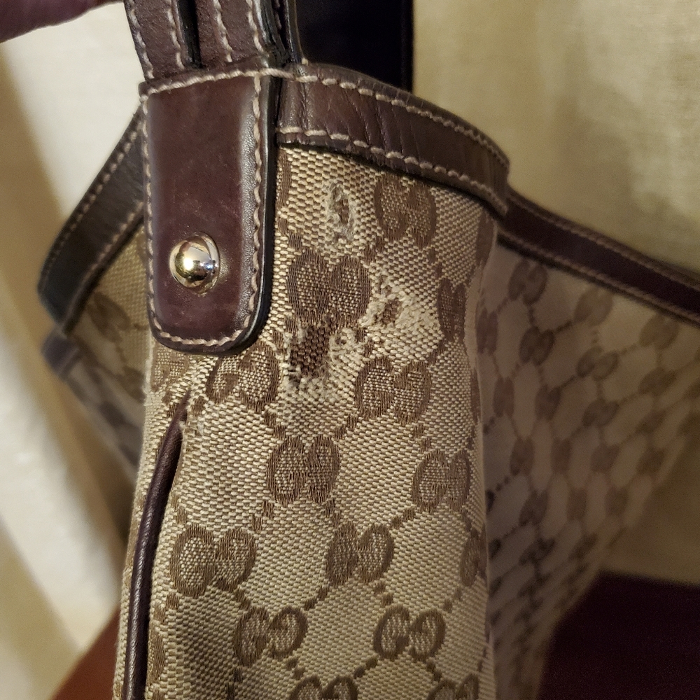 Gucci Horsebit Wave Canvas Hobo - Picture 12 of 12
